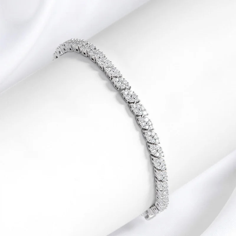 Lustrous Harmony Tennis Bracelet