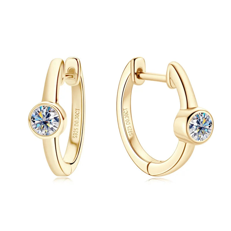 Serena Shine 18K Hoop Earrings