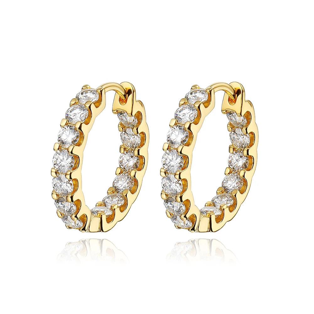 Luminous Elegance Hoops