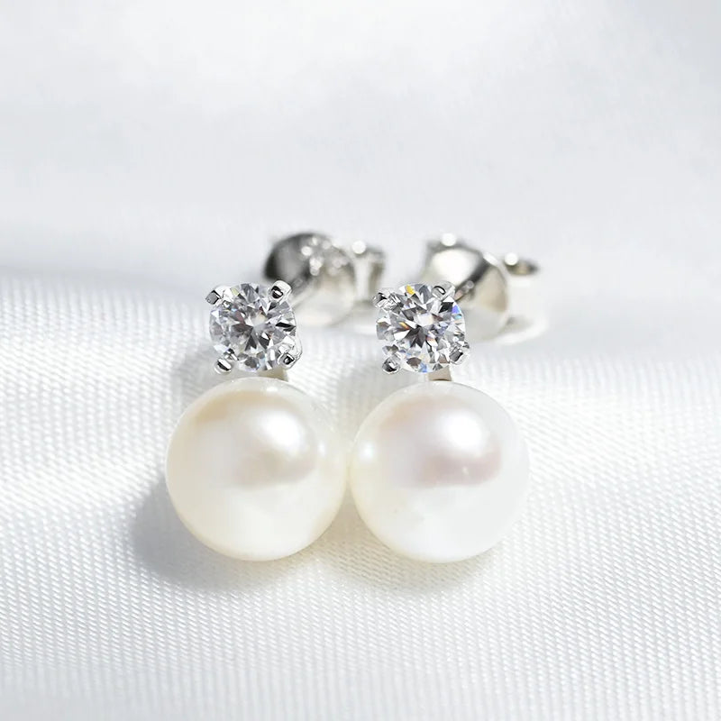 Timeless Grace Pearl Studs