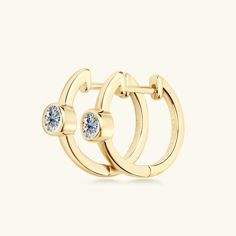 Serena Shine 18K Hoop Earrings