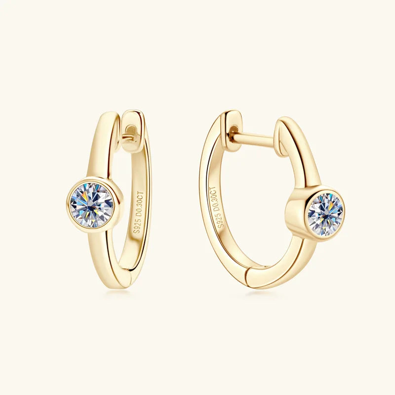 Serena Shine 18K Hoop Earrings