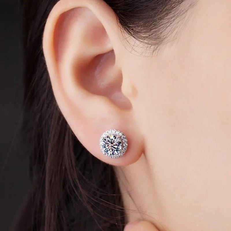 Stellar Radiance Moissanite Studs