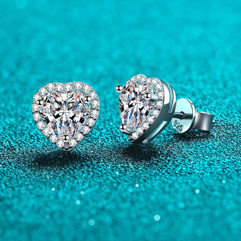 Evermore Heart Studs