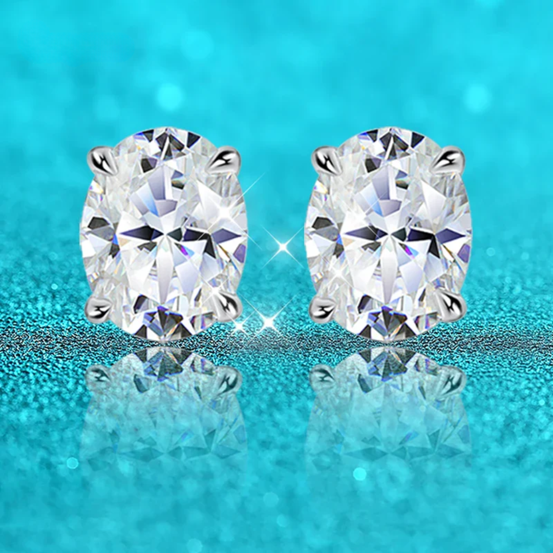 Victoria Elegance Oval Studs